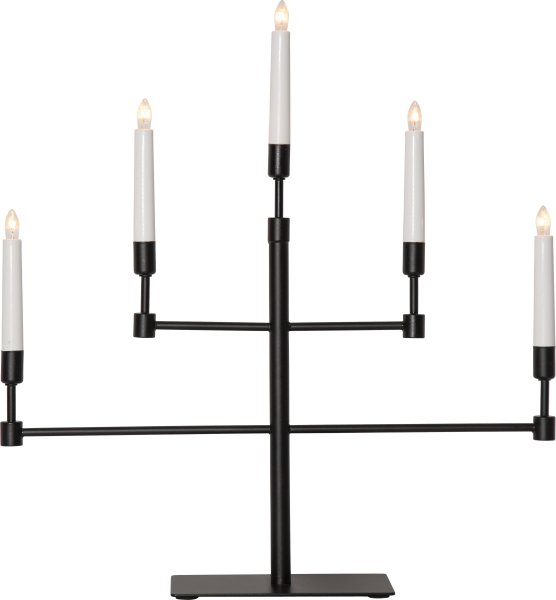 Vide Zwart Van Star Trading - Versier het met Advent en Kerstmis, zet het in een raam of op een dressoir.