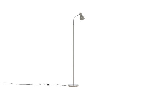 Lina Beige vloerlamp Van Venture Design - De Lina gloeilamp met flexibele arm en verstelbare kap past perfect naast de bank of fauteuil voor al die leesmomenten &#39;s avonds!