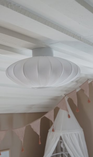 Mamsell Ø45 Wit plafondlamp Van Aneta Lighting - De Mamsell plafondlamp kan ook gecombineerd worden met andere lampen uit de Mamsell familie.