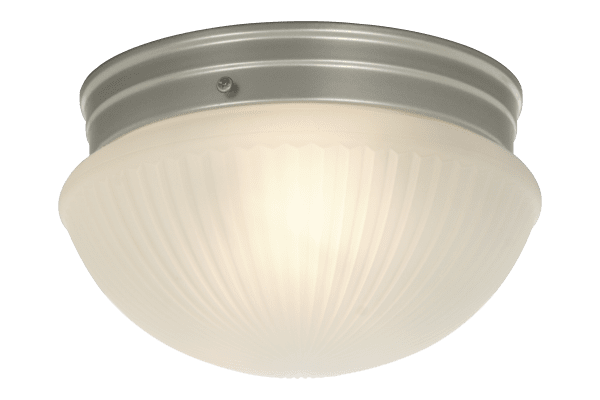 Trind Ø24 Zilver badkamerlamp Van Aneta Lighting - TRIND plafondlamp in een kleiner model, geschikt voor ruimtes als bijvoorbeeld de hal.