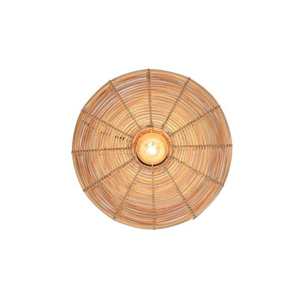 Mataka Ø50 Natuur wandlamp Van Light & Living - Geef uw huis een warme en uitnodigende sfeer met Mataka, een wandlamp van rotan.