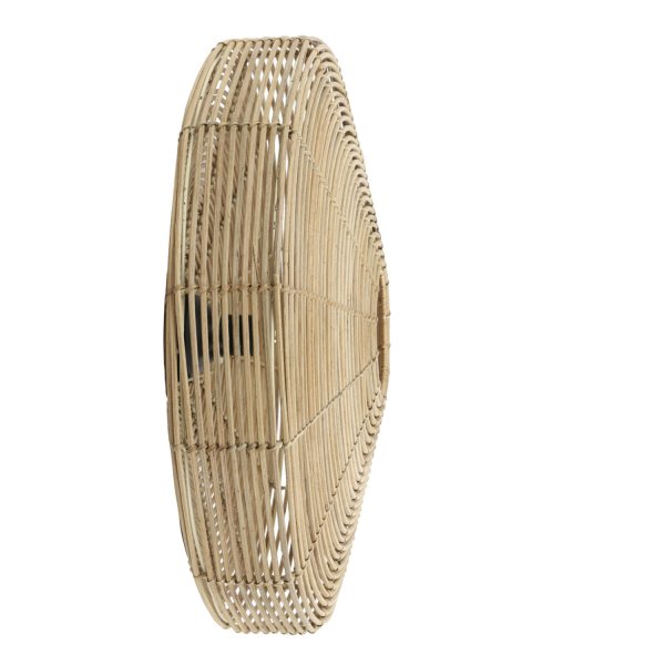 Mataka Ø60 Natuur wandlamp Van Light & Living - Geef uw huis een warme en uitnodigende sfeer met Mataka, een wandlamp van rotan.