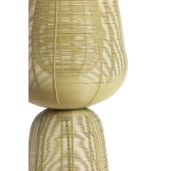 Aboso 42cm Lichtgroen tafellamp Van Light & Living - Aboso is een stijlvolle tafellamp van ijzer in een lichtgroene kleur, waarbij het open design een prachtig schaduwspel cre&euml;ert.
