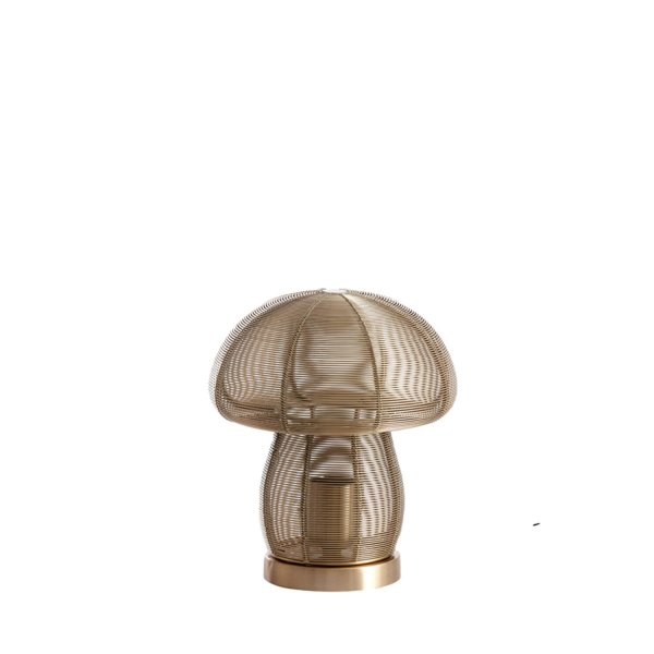 Mushroom 24cm Goud tafellamp Van Light & Living - 