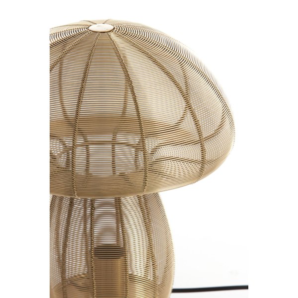 Mushroom 24cm Goud tafellamp Van Light & Living - 