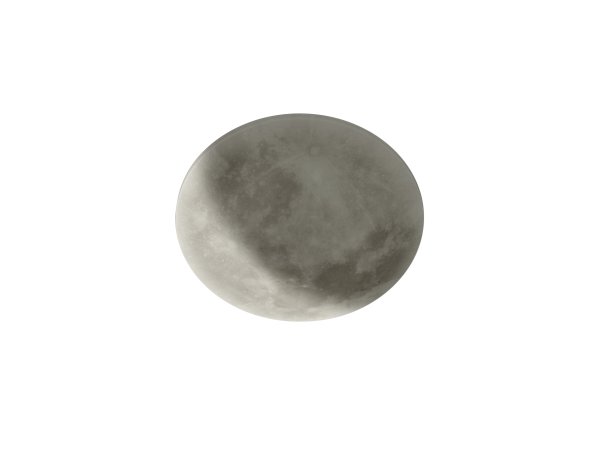 Lunar Ø40 Grijs plafondlamp Van Trio Lighting - 