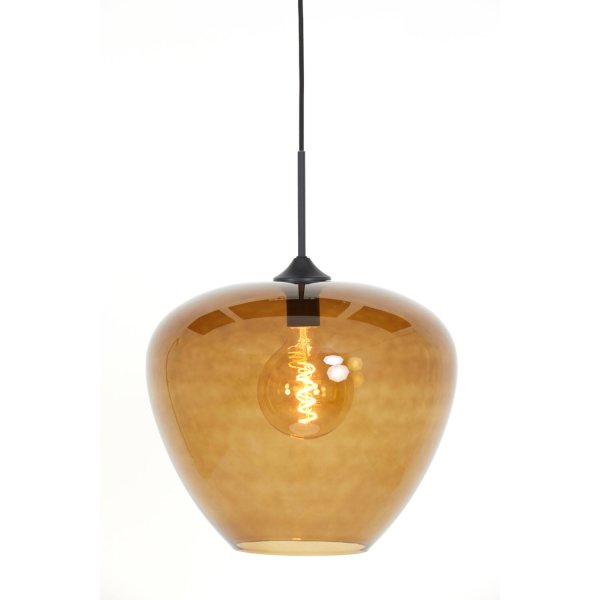 Mayson Ø40 Bruin hanglamp Van Light & Living - Perfect voor het creëren van sfeervolle verlichting in de woonkamer, eetkamer of slaapkamer.