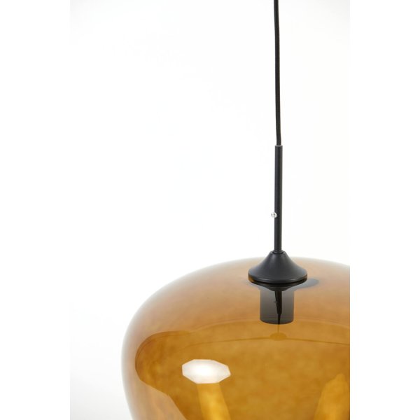 Mayson Ø40 Bruin hanglamp Van Light & Living - Perfect voor het creëren van sfeervolle verlichting in de woonkamer, eetkamer of slaapkamer.