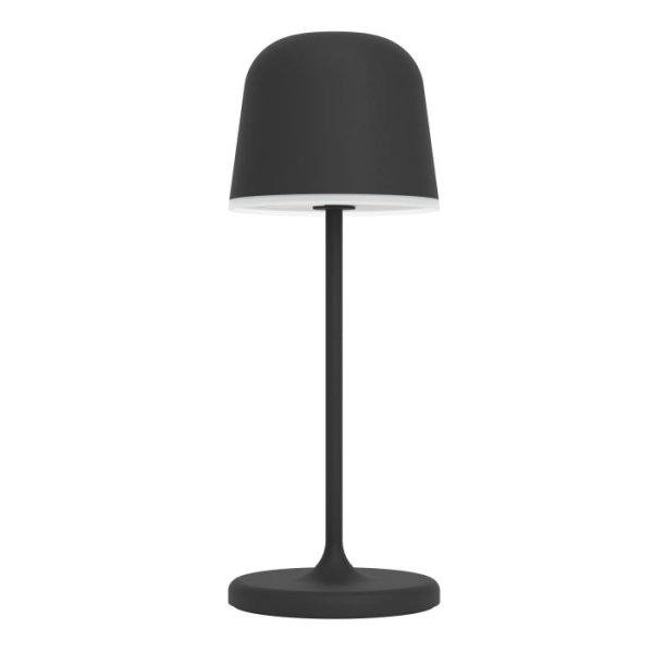 Mannera 20cm Zwart Draagbare Van Eglo - U kunt hem eenvoudig opladen met de meegeleverde USB-kabel, zodat u hem gemakkelijk overal mee naartoe kunt nemen - of u nu op het terras, in de tuin of op een picknick bent.