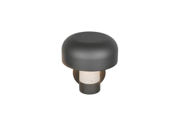 Fraser 24cm Betonnen uiterlijk buitenlamp Van Trio Lighting - De donkergrijze afwerking en het op beton ge&iuml;nspireerde deel geven de gevel een warm en stijlvol karakter.