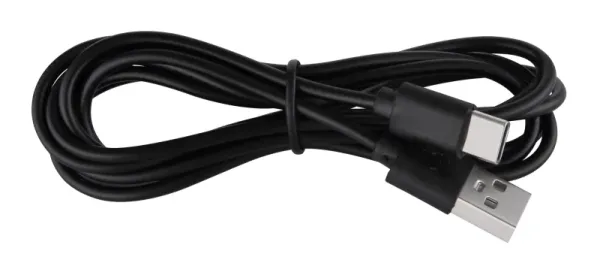 Vancouver 28cm Zwart Draagbare Van Globo Lighting - Gemaakt van matzwart metaal met een opaalkleurige kunststof kap, geeft hij een stijlvolle en verfijnde indruk.