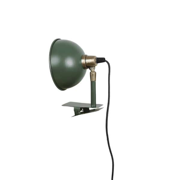 Pelle Groente klemlamp Van Strömshaga - Tafellamp die bijvoorbeeld aan het hoofdeinde, een vensterbank of de rand van een tafel of plank kan worden bevestigd.
