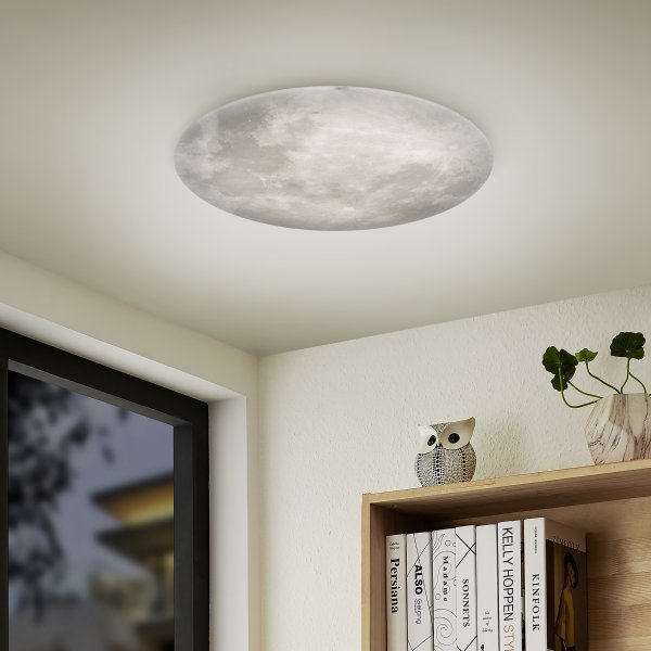 Lunar Ø40 Grijs plafondlamp Van Trio Lighting - 