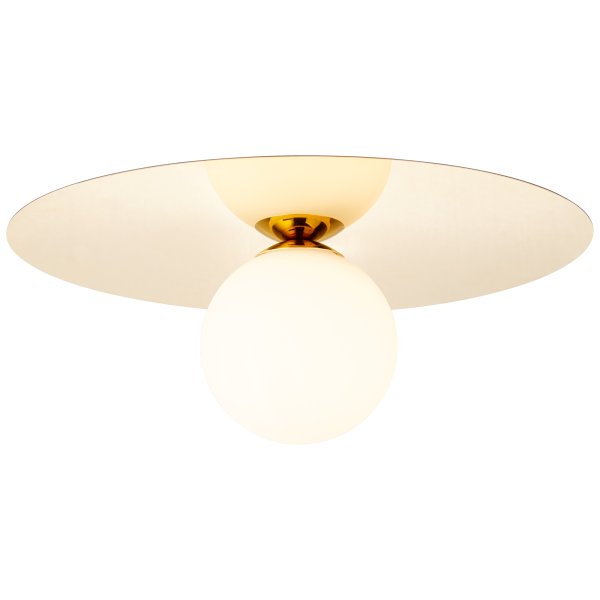 Zon Ø30 Goud plafondlamp Van Brilliant - 