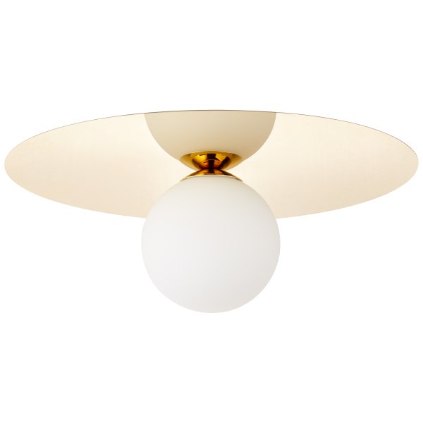 Zon Ø30 Goud plafondlamp Van Brilliant - 
