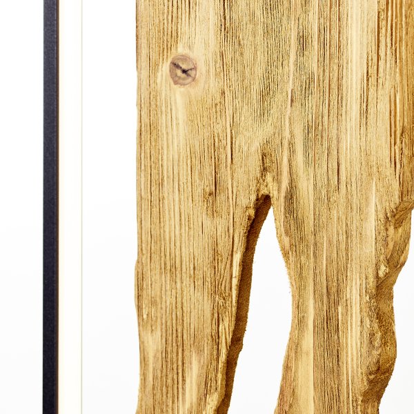 Chaumont Hout vloerlamp Van Brilliant - De lamp is voorzien van energiezuinige en duurzame LED-technologie en een praktische voetschakelaar waarmee u de lamp eenvoudig met uw voet aan en uit kunt zetten.