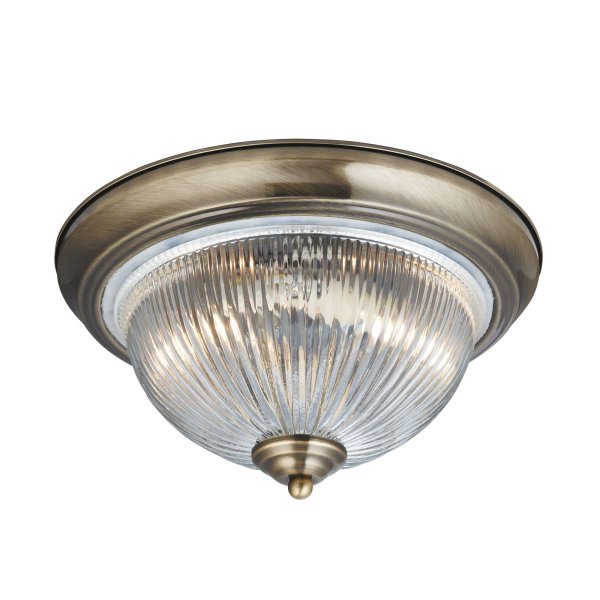 American Diner Ø30 Antiek messing badkamerlamp Van Searchlight - Het tijdloze design van de lamp past perfect in traditionele omgevingen en voegt een vleugje elegantie toe aan uw badkamer.