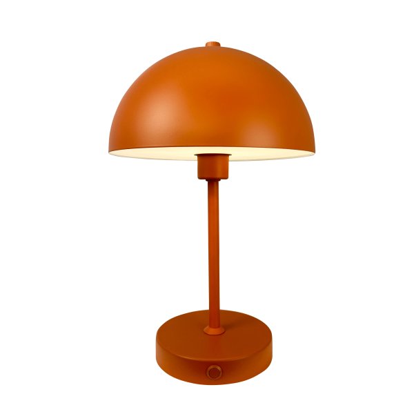 Stockholm 30cm Terracotta Draagbare Van Dyberg Larsen - Met drie instelbare helderheidsniveaus &ndash; 100%, 50% en 25%: met &eacute;&eacute;n druk op de knop past u het licht eenvoudig aan uw wensen aan.