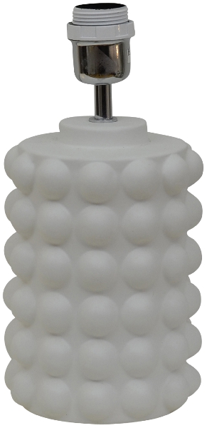 Bubbles 30cm Wit lampenvoet Van Hallbergs - Bubbles is een moderne lampenvoet van keramiek.