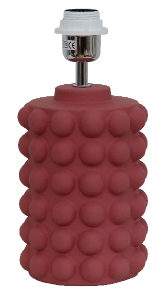 Bubbles 30cm Donkerrood lampenvoet Van Hallbergs - Bubbles is een unieke keramische lampenvoet.