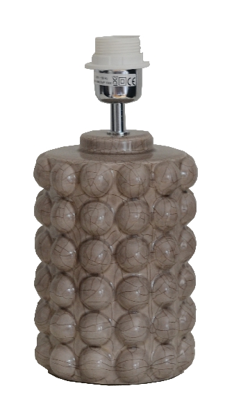 Bubbles 30cm Grijs lampenvoet Van Hallbergs - Bubbles is een moderne lampenvoet van keramiek.