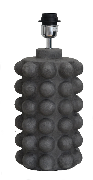 Bubbles 38cm Grijs lampenvoet Van Hallbergs - Bubbles is een moderne lampenvoet van keramiek.