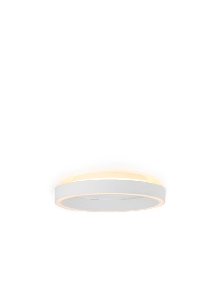 Backlight String Ø30 Wit plafondlamp Van Halo Design - Het witte metalen frame met een hoge p&aring; Met een diameter van ongeveer 6 cm valt hij gemakkelijk op in de omgeving.