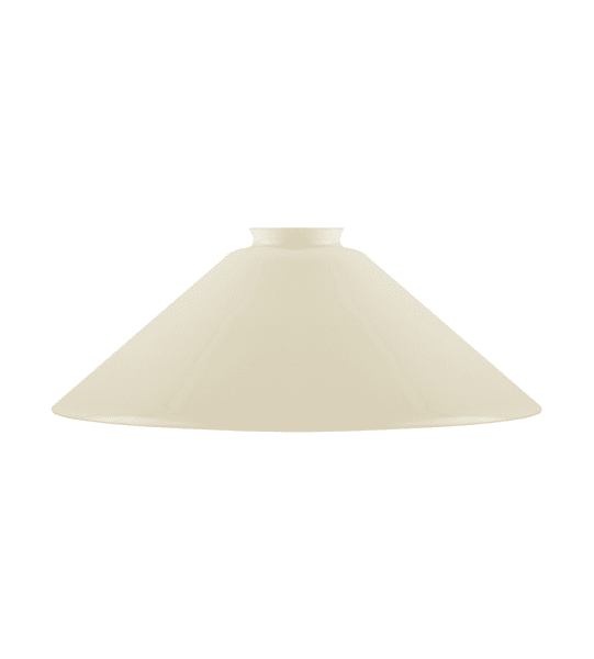 Schoolhouse Glass Shade 60/300 Gebroken wit Van Karlskrona lampfabrik - 