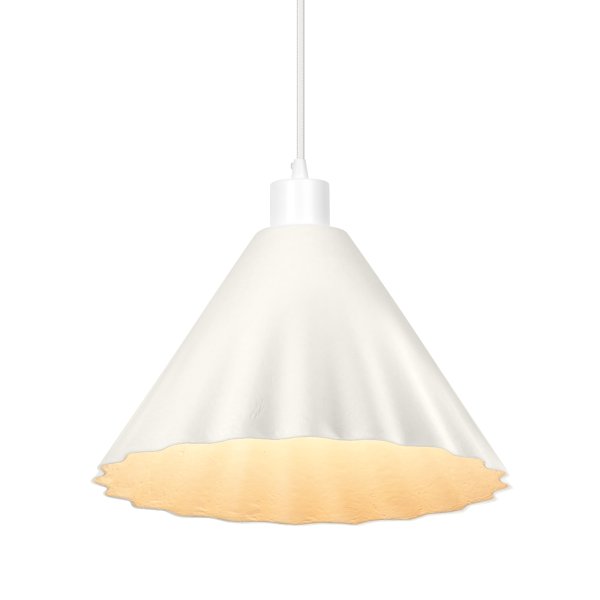 Pulp Ø30 Wit hanglamp Van Ledvance - Pulp is een prachtige hanger van papier-maché.