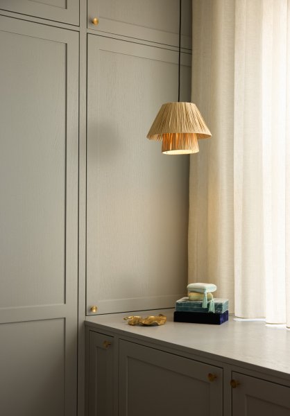 Bamboo Paper Hut Ø28 Natuur hanglamp Van Osram - Den naturliga formgivningen och det naturliga materialet g&ouml;r att den passar in i n&auml;stan alla hem och stilar.