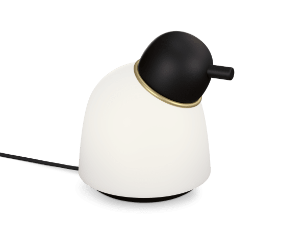 Bird 22cm Zwart/messing tafellamp Van Belid - 