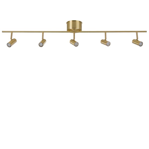 Cato 5 Gepolijst messing spot Van Belid - De Cato-rail is verkrijgbaar in verschillende varianten en kleuren.