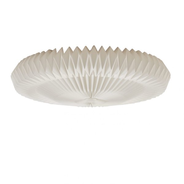  Pompom Ø57 Wit plafondlamp Van CO Bankeryd - De lamp geeft een zacht, algemeen licht of een diffuse, sfeervolle gloed wanneer hij gedimd wordt.