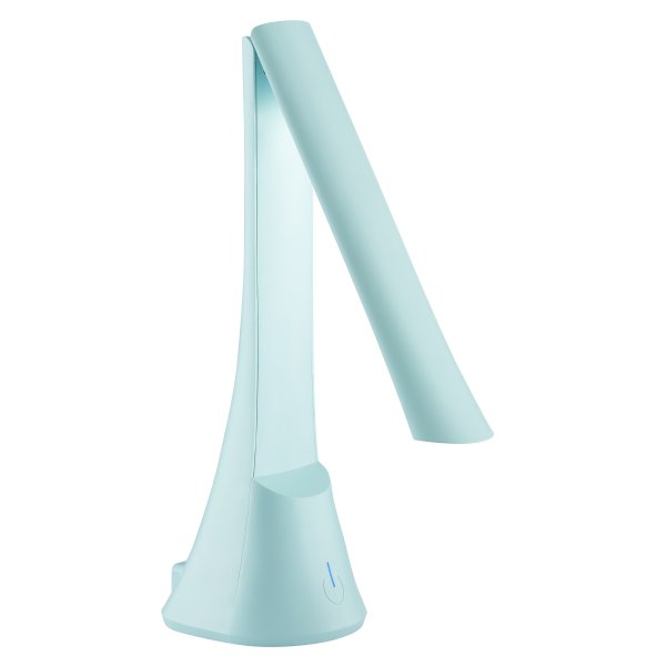 Idana 37cm Blauw kinderlamp Van Brilliant - Bovendien heeft de lamp een praktische USB-C-aansluiting in de voet, waardoor u uw externe apparaten, zoals een mobiele telefoon of tablet, direct via de lamp kunt opladen - perfect om uw bureau georganiseerd te houden.