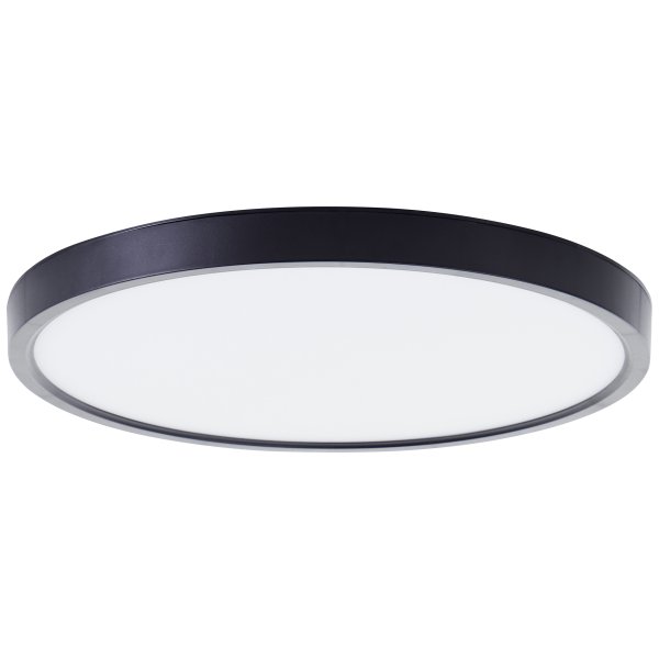 Lotti Ø30 Zwart plafondlamp Van Brilliant - Naast kleur- en lichtregeling biedt Lotti slimme functies zoals een timer en een nachtlampmodus – allemaal eenvoudig te bedienen via de afstandsbediening.
