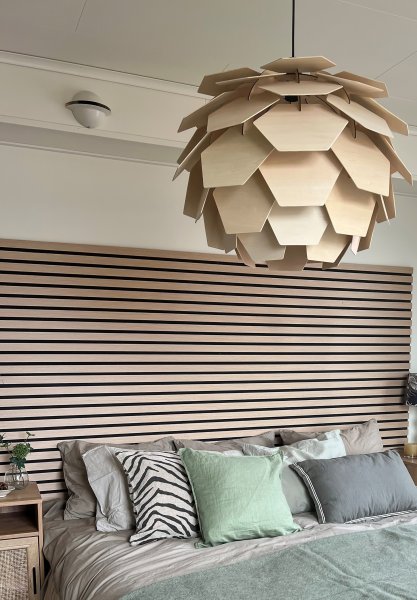 Carpatica Ø60 Natuur hanglamp Van Aneta Lighting - De lamp is in hoogte verstelbaar, met een minimale totale hoogte van 60 cm en een maximale totale hoogte van 280 cm.