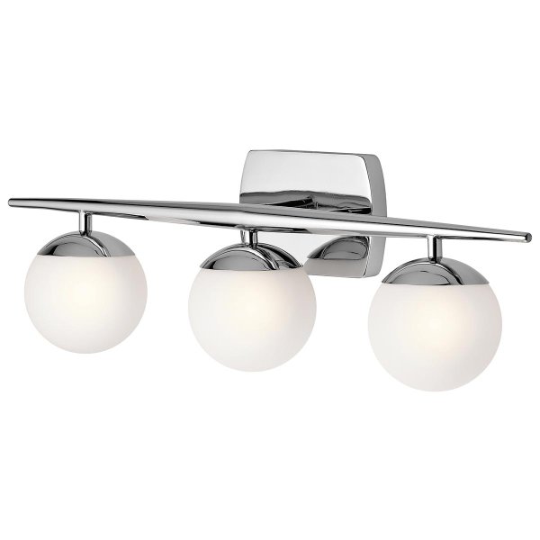 Jasper 62cm Gepolijst chroom badkamerlamp Van Elstead Lighting - Dankzij het stijlvolle design is de lamp zowel praktisch als decoratief in de badkamer.
