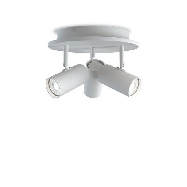 Tyson 3 Witte structuur spot Van Belid - Past in de meeste kamers van uw huis.