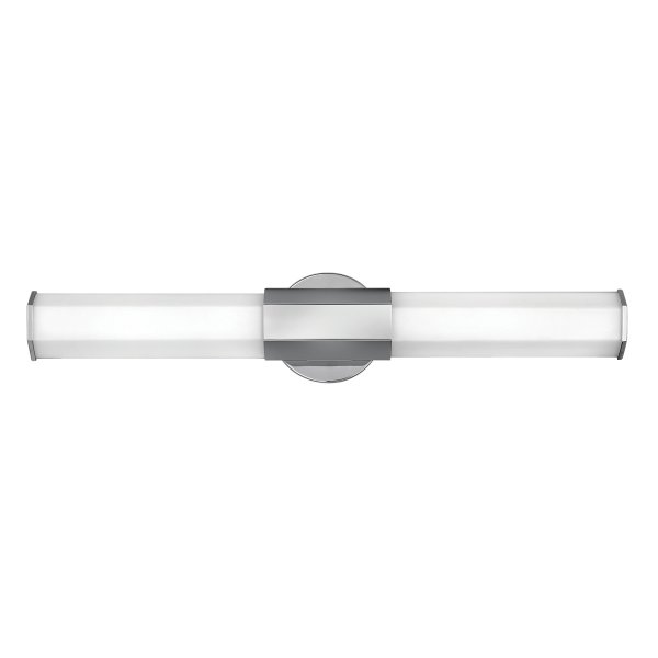 Facet 65cm Chroom badkamerlamp Van Elstead Lighting - Facet is een moderne en stijlvolle badkamerlamp die functionaliteit en esthetiek combineert.