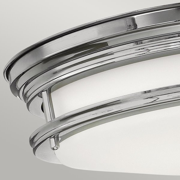 Hadrian Ø30 Chroom badkamerlamp Van Elstead Lighting - De Hadrian plafondlamp met chromen afwerking heeft een tijdloos en stijlvol design en is dankzij de IP44-classificatie perfect voor badkamers.