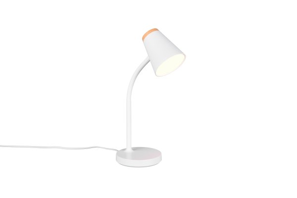 Pongo 36cm Wit bureaulamp Van Trio Lighting - 