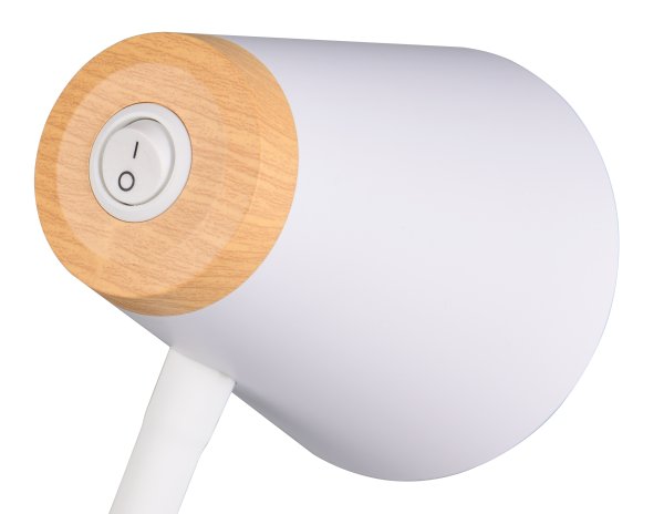 Pongo 36cm Wit bureaulamp Van Trio Lighting - 