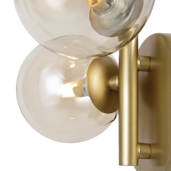 Dallas 25cm Goud wandlamp Van Maytoni - Creëer een verfijnde en uitnodigende sfeer met Dallas, een lamp die uw huis met klasse en finesse verlicht.
