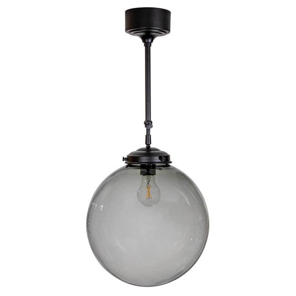 Mora Ø30 Zwart plafondlamp Van Armaturhantverk - De ophanghoogte is verstelbaar van 35 tot 54 cm.