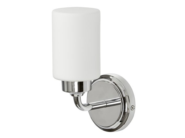 Boda 22cm Chroom badkamerlamp Van Armaturhantverk - De lamp heeft een IP44-classificatie, waardoor hij veilig en betrouwbaar is voor gebruik in vochtige ruimtes.
