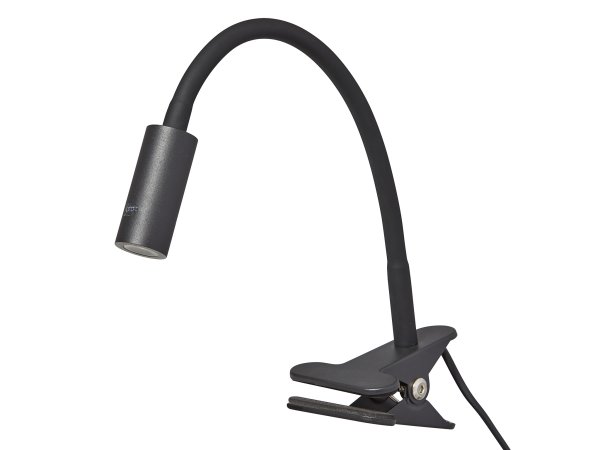 Arholma Zwart klemlamp Van Armaturhantverk - Dankzij de sterke klem kunt u de lamp op verschillende oppervlakken bevestigen, voor maximale flexibiliteit.