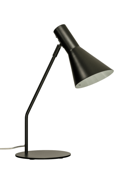 Ceres 46cm Zwart bureaulamp Van Aneta Lighting - De CERES tafellamp heeft een stijlvol en tijdloos design met rechte en strakke vormen.