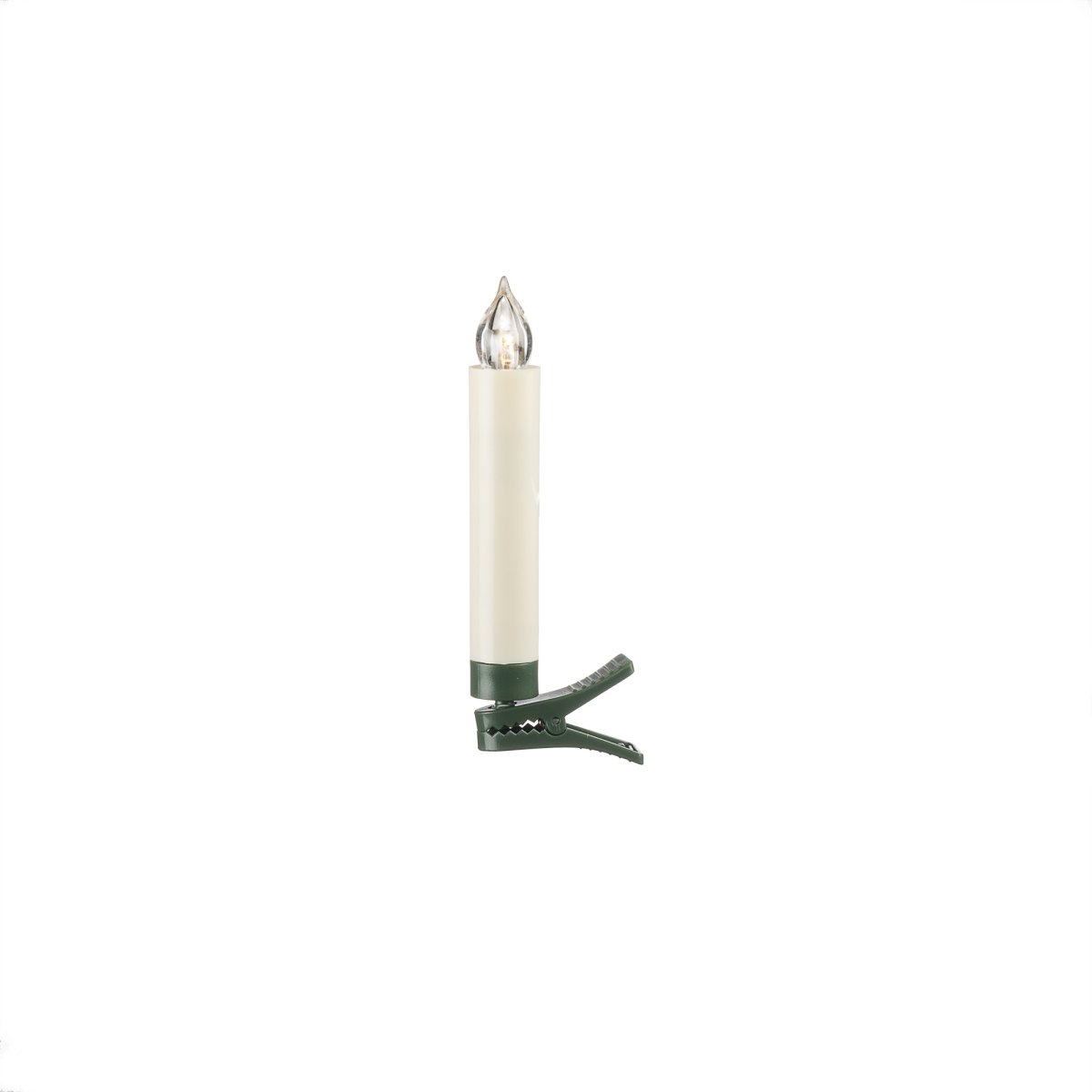 Uitbreidingsset 5LED op batterijen Wit Van Konstsmide - Dankzij de handige clipjes kun je de lampjes gemakkelijk en zonder zichtbare snoeren aan de takken van de kerstboom bevestigen.