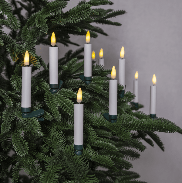 Flamme 10LED Groente Van Star Trading - De lampjes met 3D-verlichting zien er realistisch uit en hebben een prachtige gloed.