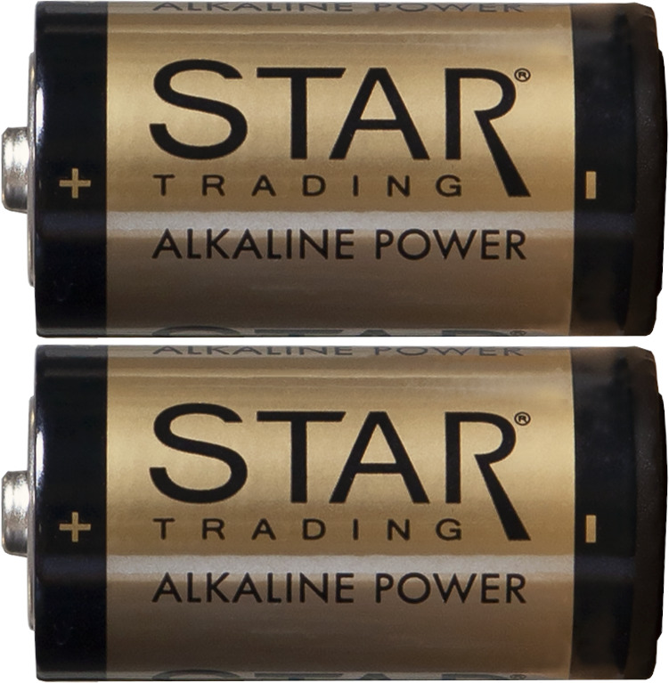 Batterij 2-Pack C 1,5V Power Alkaline Goud Van Star Trading - 